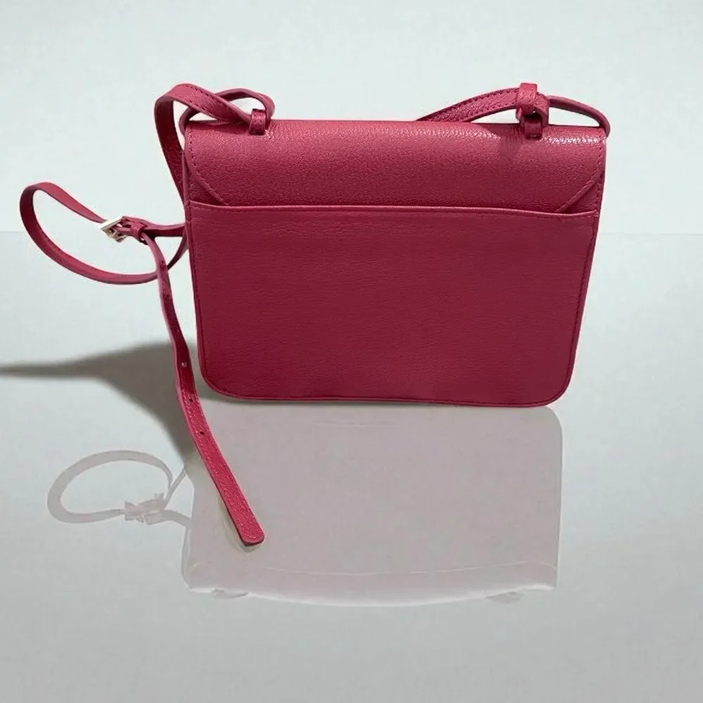 GiGi New York Women’s Crossbody Elegant Red Leather Bag